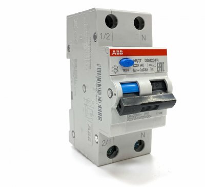 Автоматы дифференциальные ABB DSH201R 1P+N